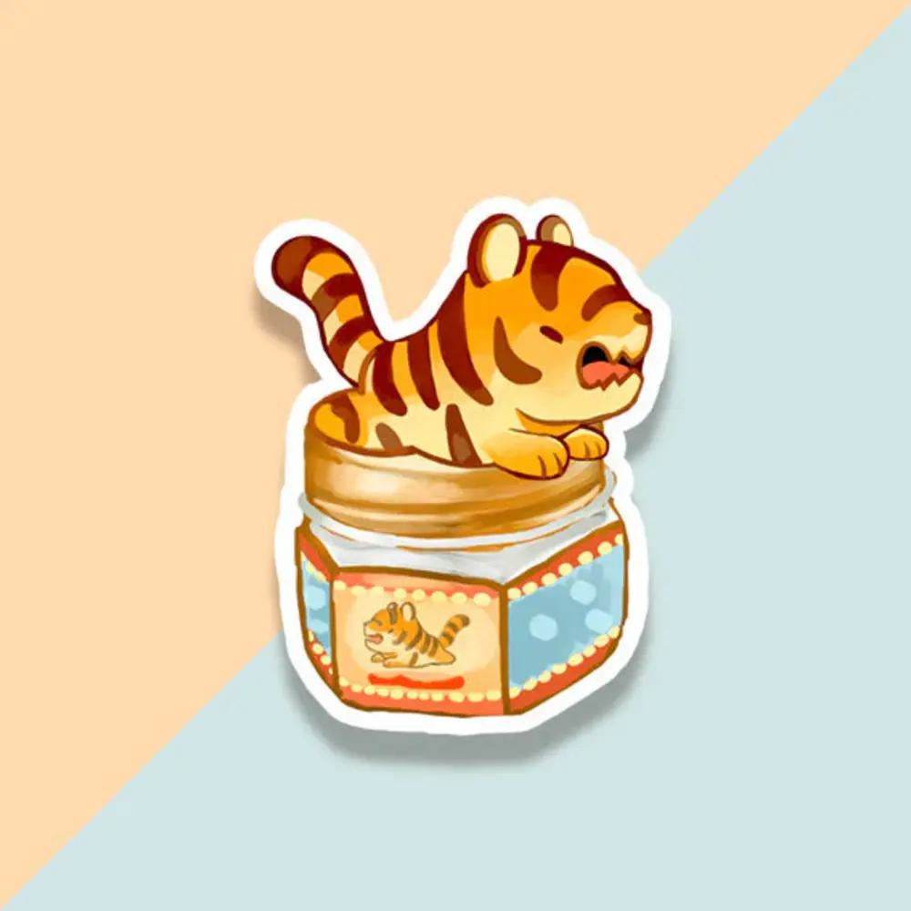 Stickers, Art & School, Thousand Skies, Vinyl, Transparent, Tiger Cub Jar, 837054